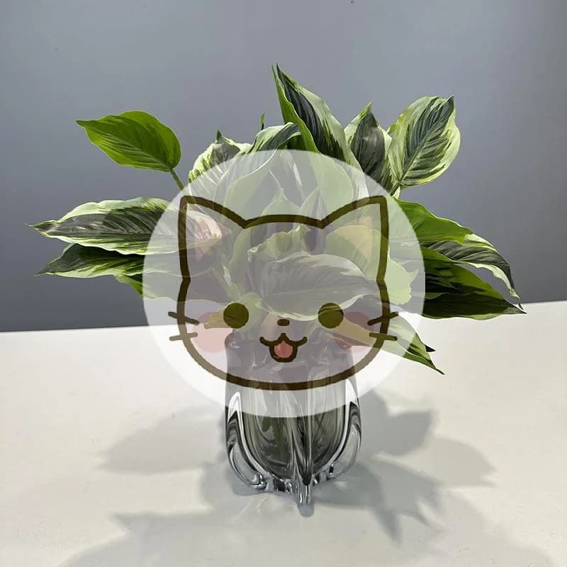 Creative 14 Leaves Artificial Plant Evergreen Photo Props Scene Making Greenery Leaves Green Plant Wall Home Decoration