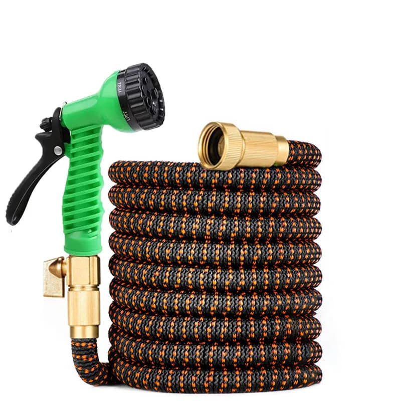 High Pressure Expandable Garden Pipe, Water Gun for Car Wash, Domestic Irrigation and Gardening