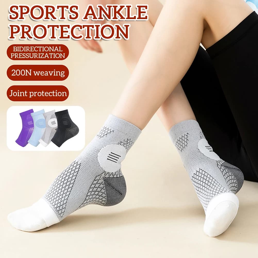 Calzini a compressione anti-distorsione Calzini comodi e delicati sulla pelle per la guida sportiva all'aria aperta