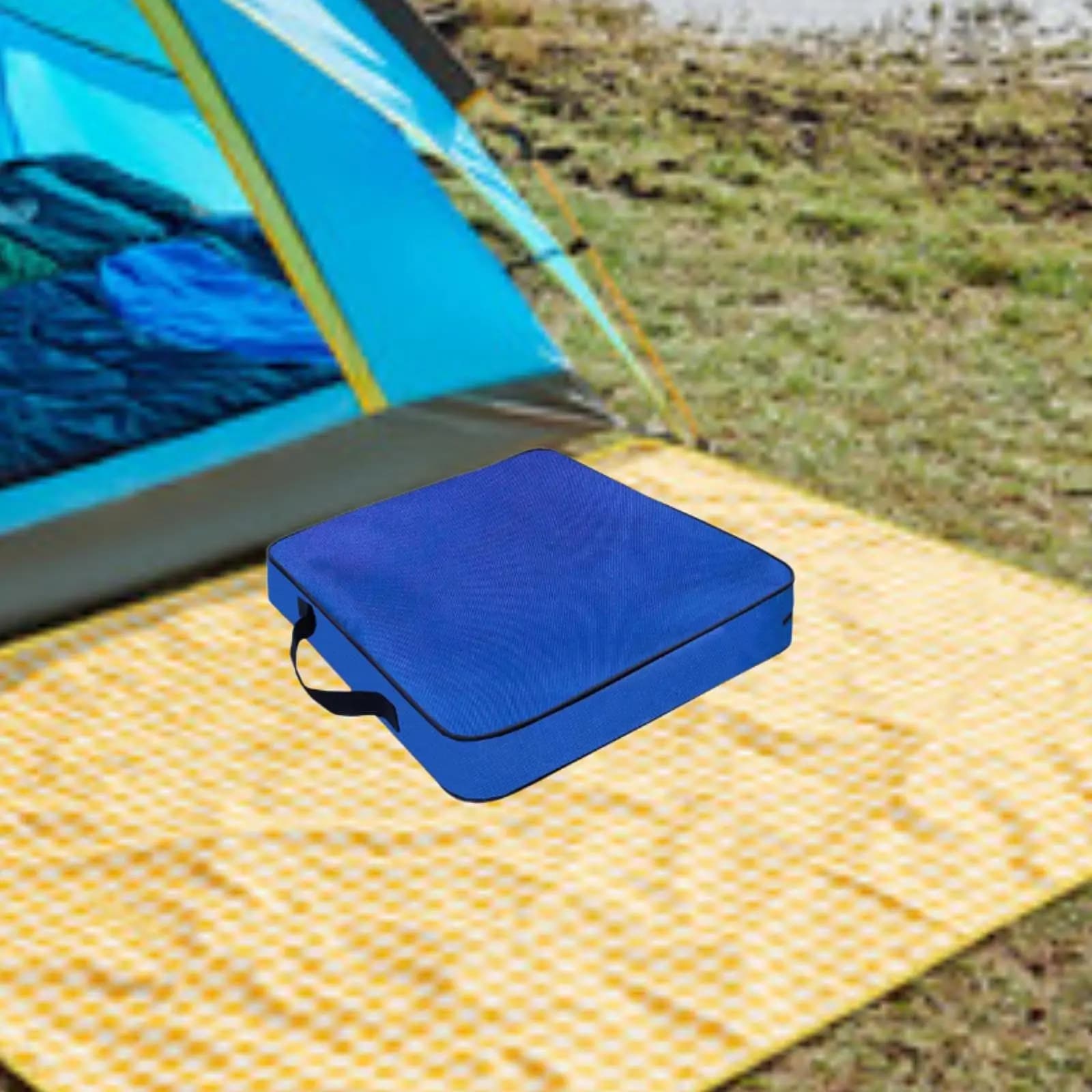 Cuscino per Sedile da Stadio in Tessuto Oxford, Robusto, Impermeabile, Portatile, per Gradinate, Spiaggia, Giardino, Concerti, Parchi, Pesca