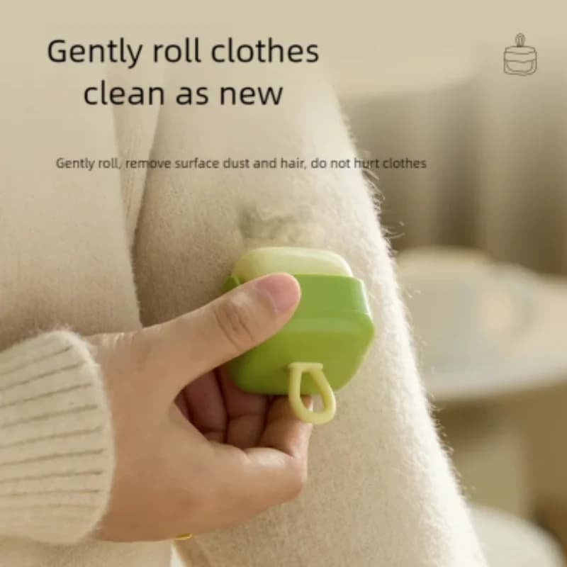 Portable Washable Lint Remover Roller Reusable Sticky Hair Roller for Clothes Pet Hair Removal Dust Brush for Household Cleaning
