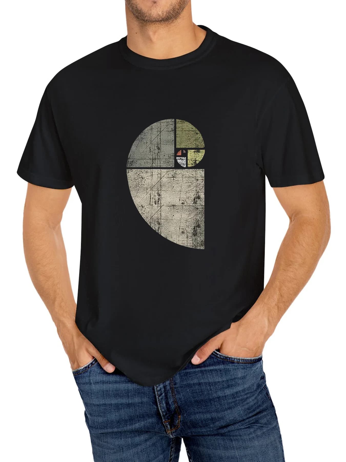 T-shirt casual da uomo DERNM: stampa di lettere uniche, girocollo a maniche corte, stile estivo per il tempo libero