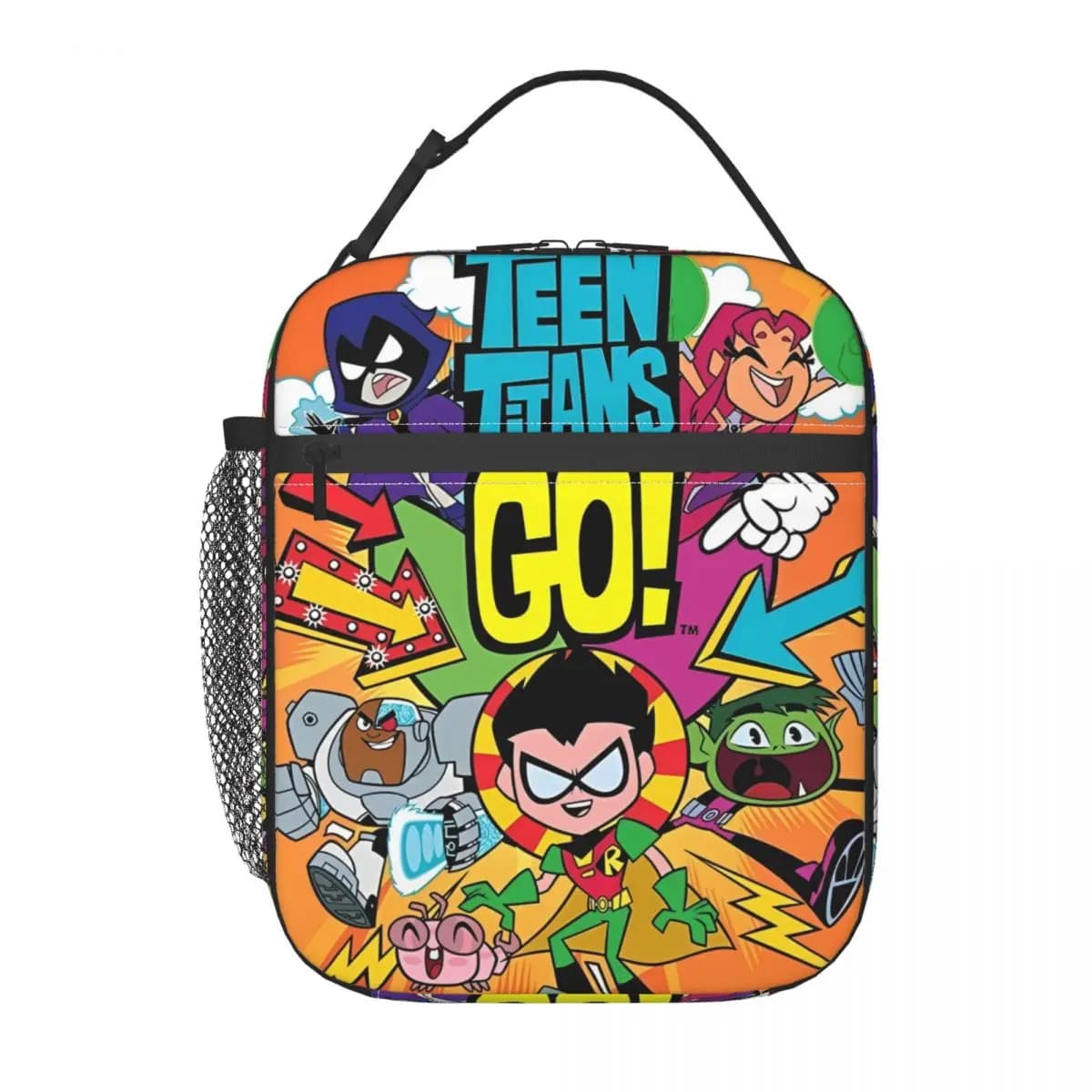 Teens Titansed Go Anime Manga Borse per il pranzo termicamente isolate per ufficio Bento Box portatile per il pranzo termico