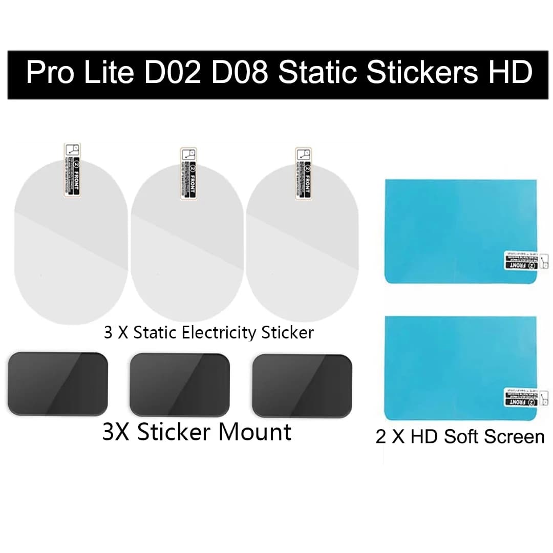For 70mai Pro Dash Cam DVR Film for Smart Car and Static Stickers, suitable for DVR Film Support for Car 70mai Pro 3 Pieces