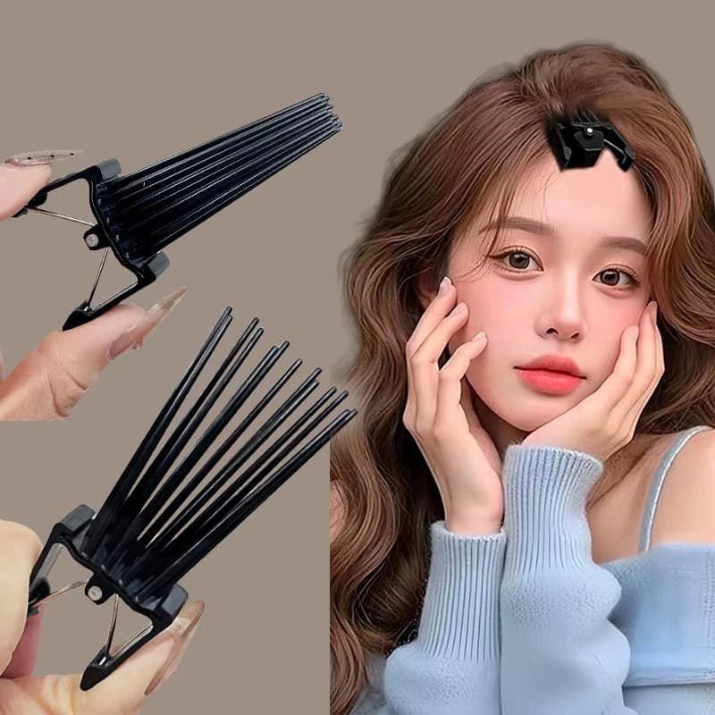 2 pcs. Simple and voluminous hair clip, to curl the root, natural and voluminous hair clip, tool for styling and soft effect for woman
