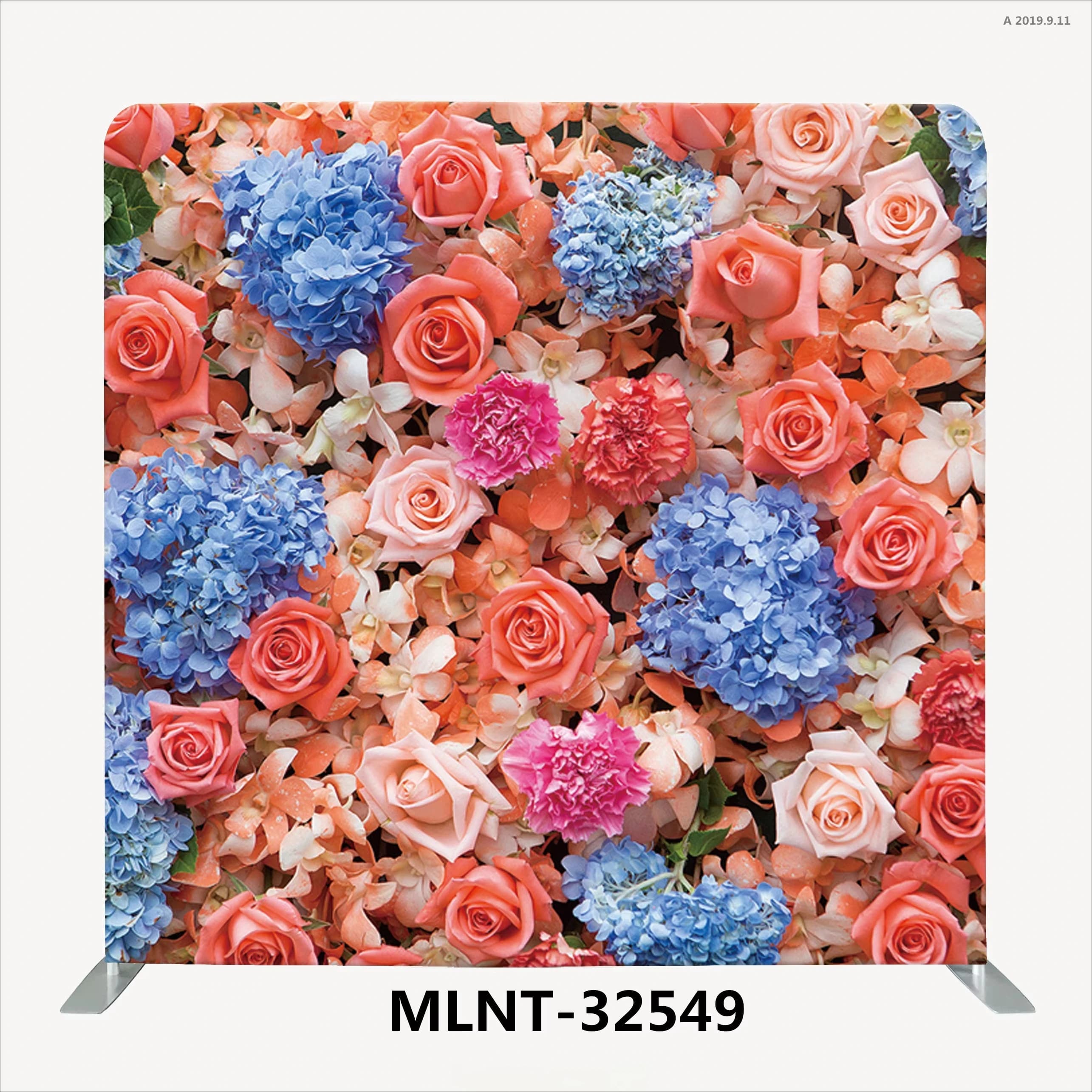 Flower Durable 8ft Aluminum Tube Stand Tension Fabric Pillow case Cover Photo Booth Backdrop