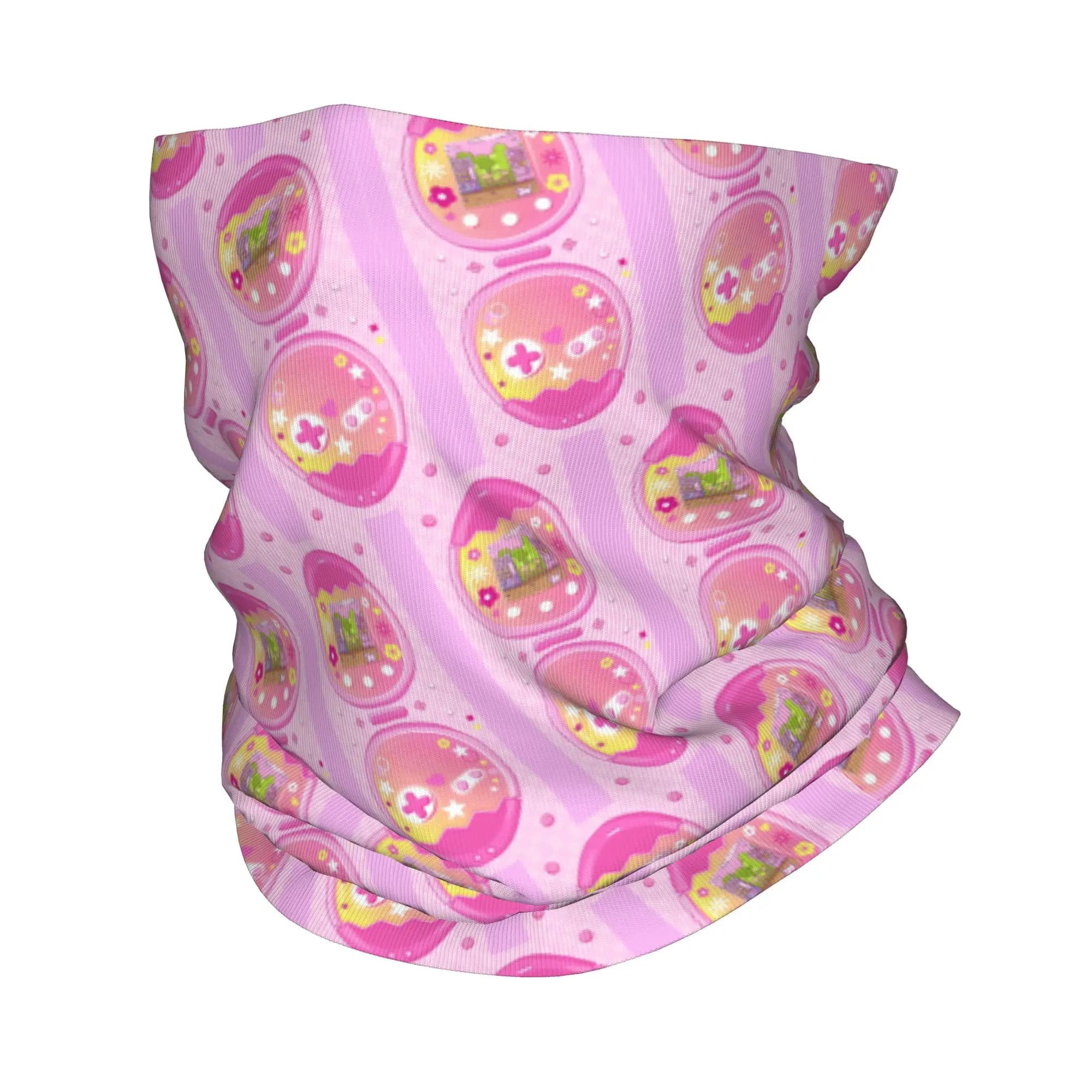 Bandana Personalizzata Tamagotchi, Scaldacollo Antivento, Sciarpa Copriviso, Fascia per Capelli, Balaclava per Uomo e Donna