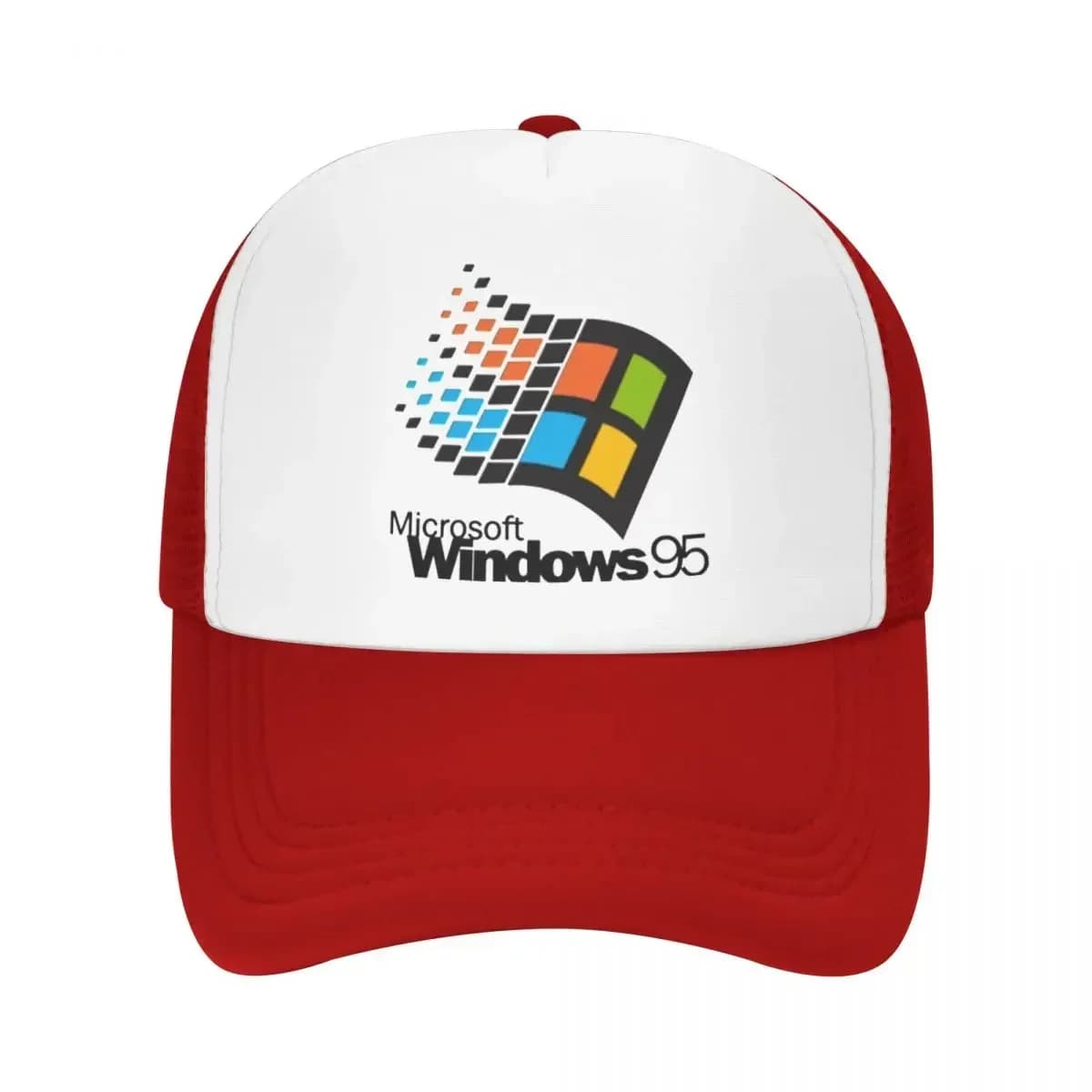 Nuovi Cappellini da Baseball in Rete per Appassionati di Windows 95, Unisex, alla Moda, Regolabili, Snapback, da Pesca, all'Ingrosso, Nuovi Cappelli Trucker