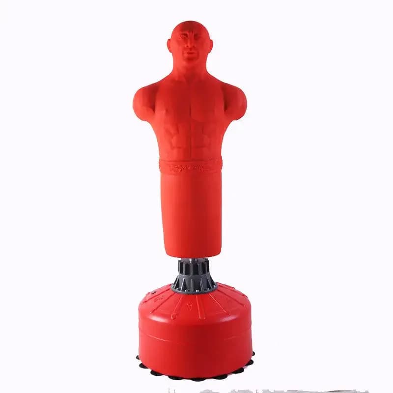 - Human-shaped boxing bag with man's fit bag