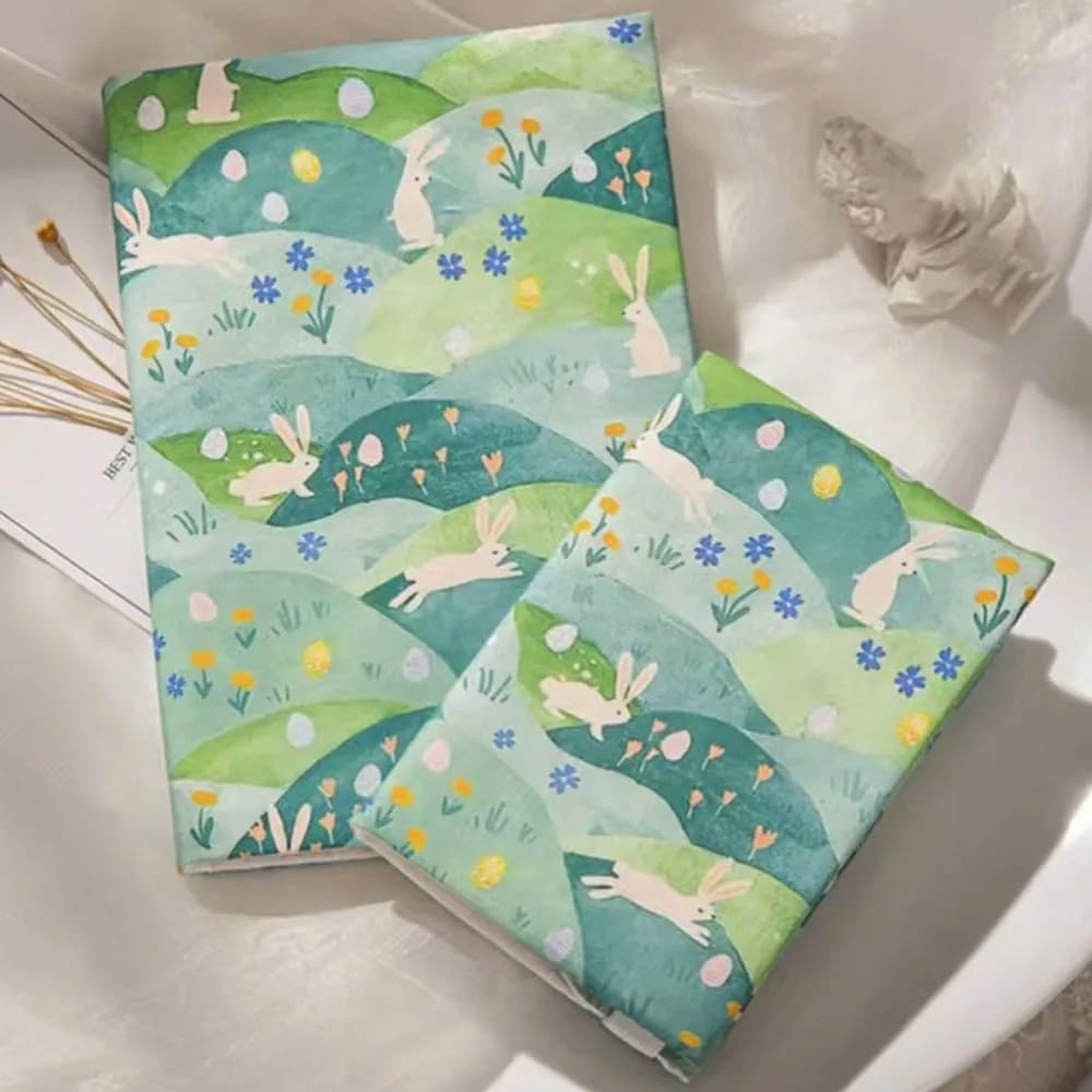 A5 A6 Grassland Rabbit Notebook Cover Planner Custodia protettiva Shell Journal Cover Protector Forniture di cancelleria per ufficio