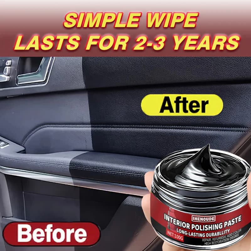 1 Piece 100g Tire Polishing Protective Paste - Car Long-Lasting Gloss Enhancer, Which Makes Tire Tightens, and Makes Tire More Durable Gloss and Wheels, a Must-Have Product for Car Owner