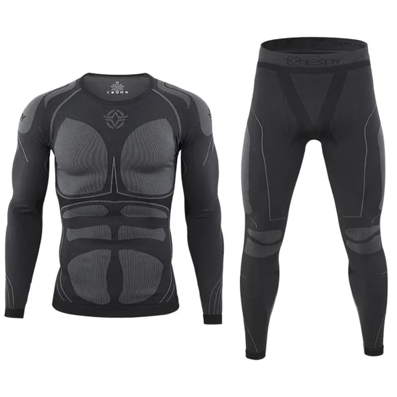 Men's Sports Thermal Intimate Cycling Outdoor Clothing Sports Compression Clothing Breathable Quick Drying Jumpsuits Fitness