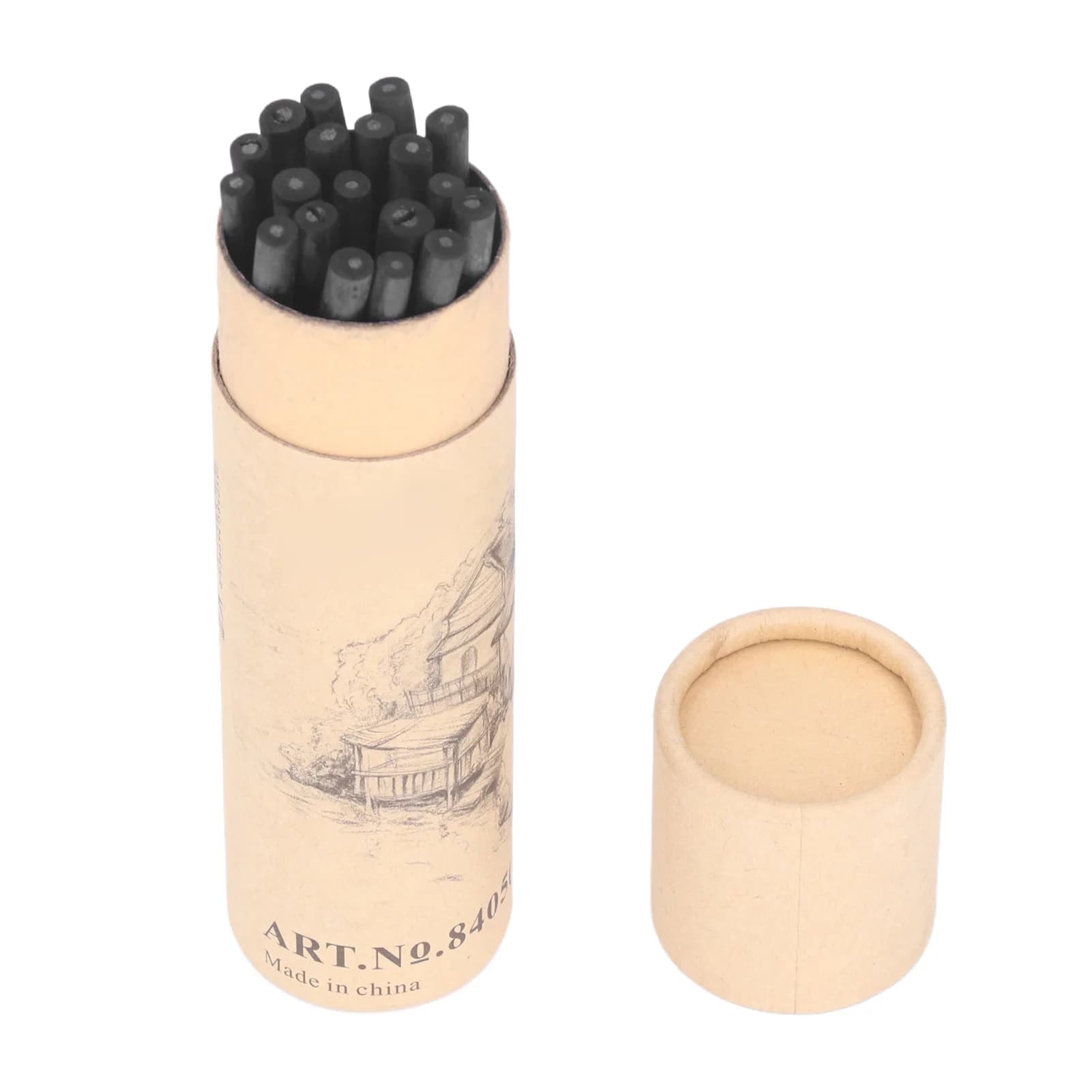 Charcoal Stick Soft Charcoal Sticks Exquisite Packaging Multi Purpose High Quality Wickers for Sketching for Artistic Creation