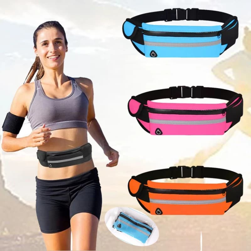 Sports Belt and Creative Leisure Waterproof Shockproof Mobile Phone Adherent Outside Riding and Running Must Be Taken