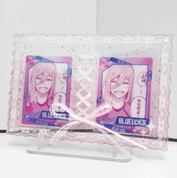 New Star Lace Band Acrylic Photo Frame Ins Style Star Chasing Photo Storage Card Frame Creative Decorative Double Storage Frame