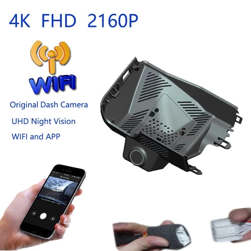 4K Plug And Play Car recorder Wifi DVR Dash Camera for Jetour T1 T-1 Traveller 2023 2024 2025 Dashcam