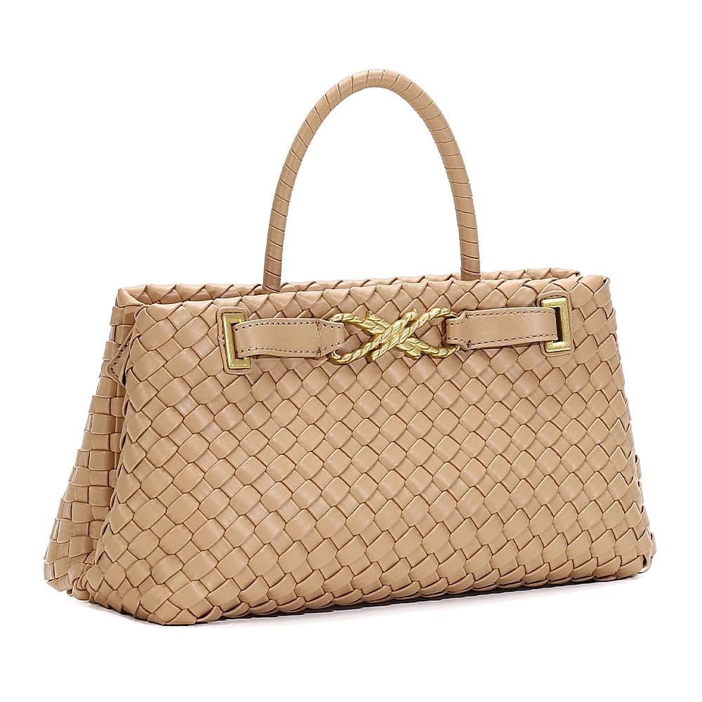Shoulder Bags for Women Vegan Leather Woven Tote Bag Handbag Purses Fashion Summer Beach Trendy Underarm Bag Phone Wallet Purse