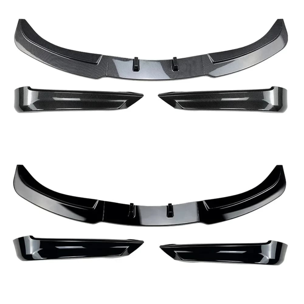 Diffusore divisore labbro paraurti anteriore per BMW Serie 3 E90 E91 Pre-Facelift 320i 325i 2005-2008