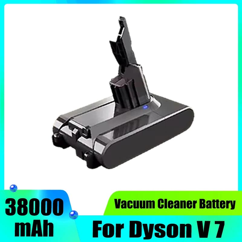 For Dyson V7 vacuum cleaner battery replacement, 21.6V 38000mAh
