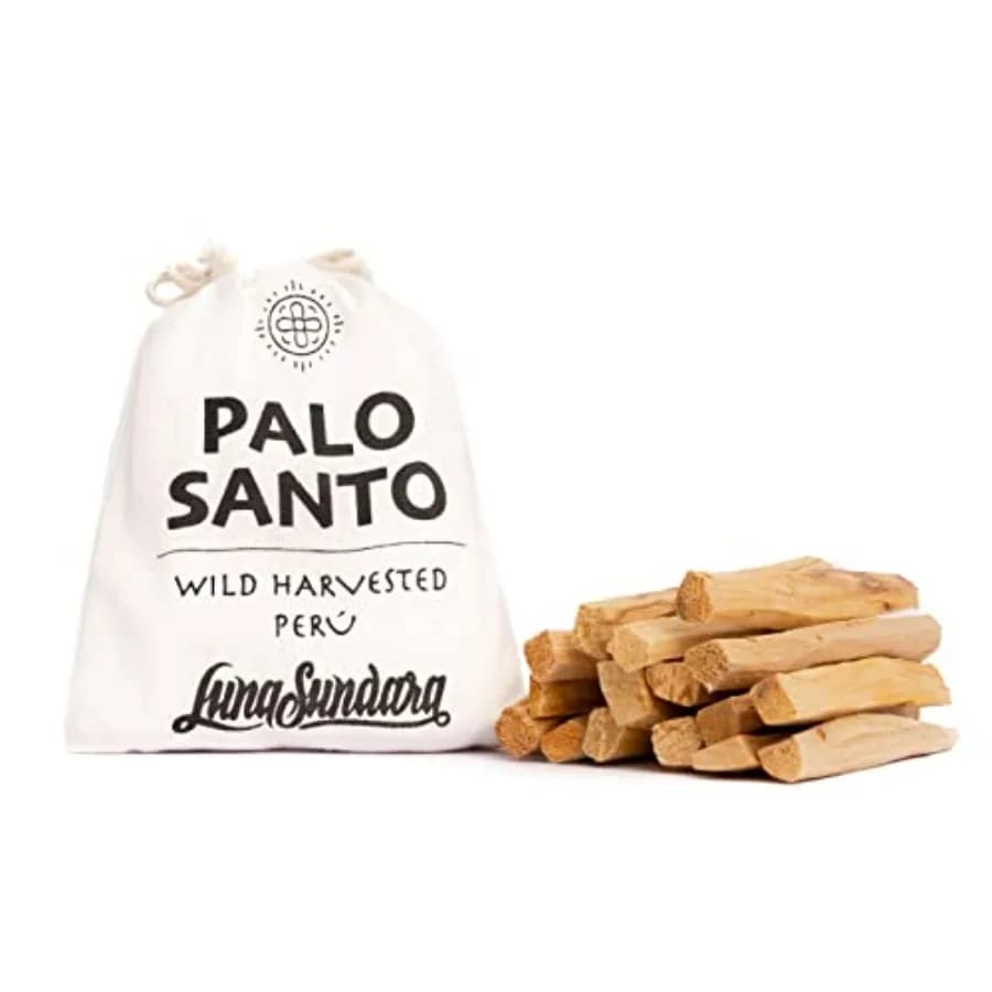 Palo Santo Sticks from Peru 100g, Sustainably Harvested Bursera Graveolens, Natural Incense Wood for Smudging, Cleansing, Medit