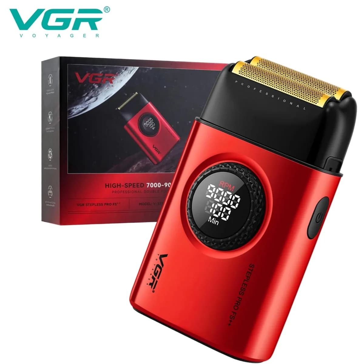 V Best Professional Razor Electric Razor 9000 RPM Razor Razor Alternate LED Razor for Man V-377