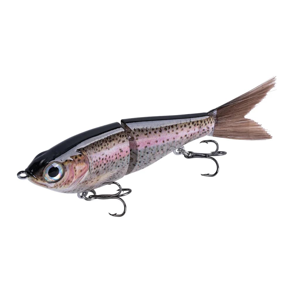 Goture 1/3/4 Pz Multi box Common Rectangular Floating Lento Fish Blossom Swimming Bass Fishing Treble Hook Fishing Equipment To the hard bait