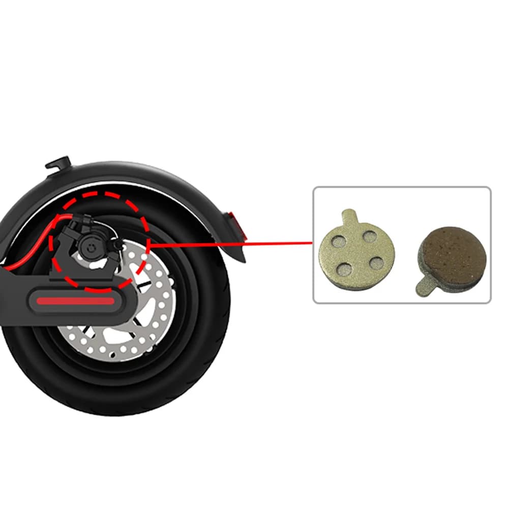 1 paio di pastiglie freno a disco per accessori per scooter elettrici Xiaomi PRO parte di ciclismo per bicicletta da strada in metallo dorato per mountain bike