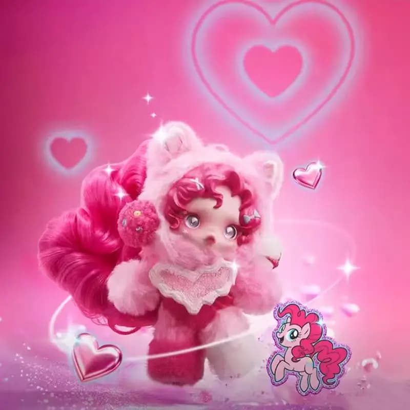 POP MART SKULLPANDA x My Little Pony Series Bambola di Peluche Mystery Box Originale Blind Box Giocattoli a Sorpresa Figure Anime Ornamenti da Scrivania