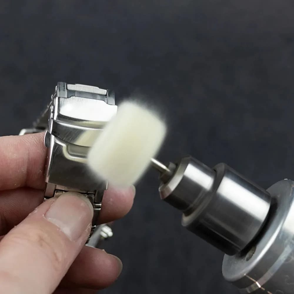 10 Pezzi Dischi Abrasivi in Feltro con Gambo da 3mm, Mini Teste per Levigatura e Lucidatura, Accessori per Utensili Rotanti