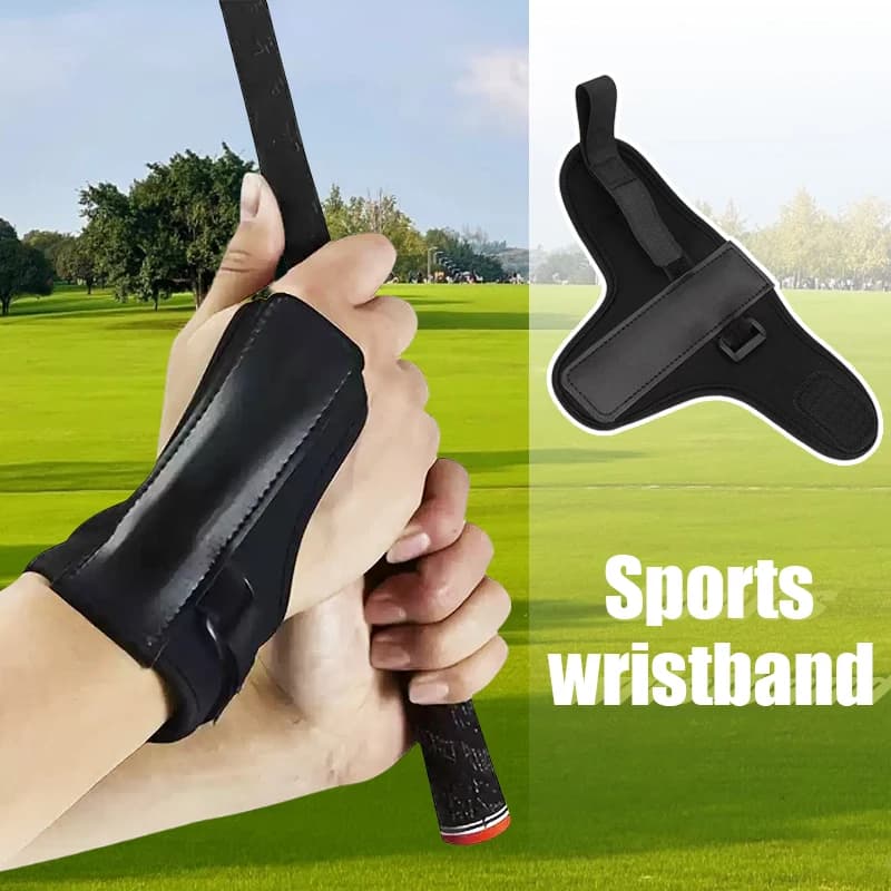 Golf Swing Trainer - Tutore da polso regolabile e fascia di alimentazione per precisione, correzione del tempo e della postura Strumento pratico per l'allineamento dell'oscillazione