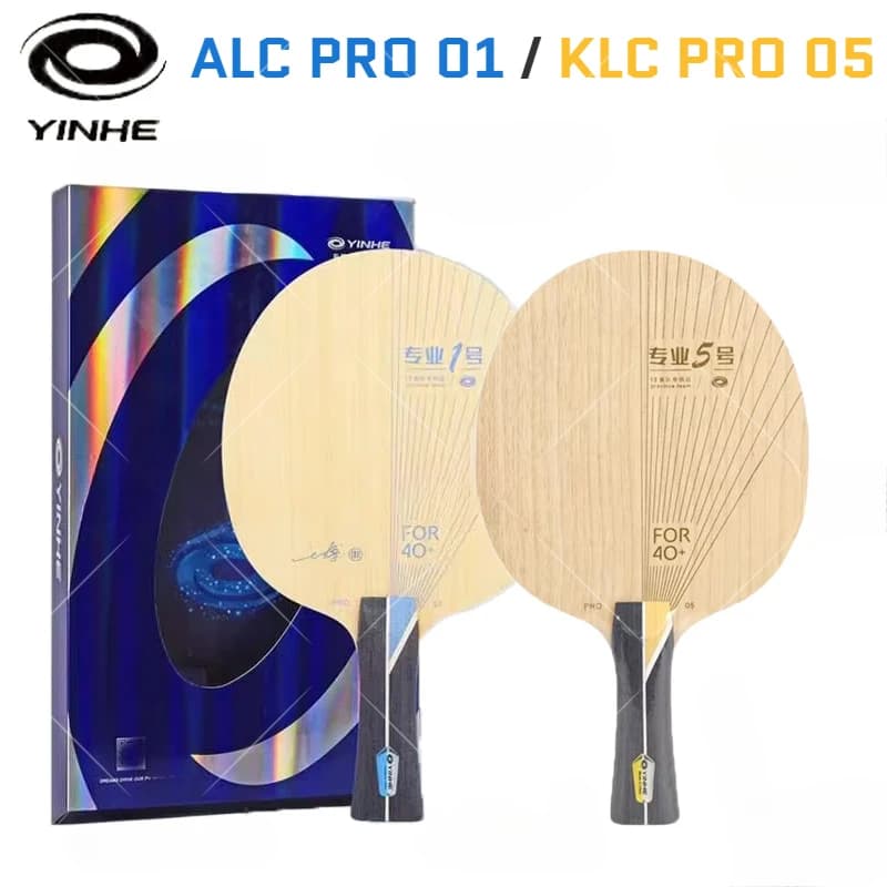 YINHE PRO 01 05 Lama da ping pong professionale 5 + 2 fibra PRO01 PRO05 Lama da ping pong con scatola originale Racchette da ping pong