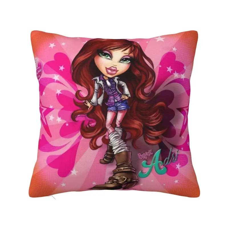 Personalized luxury Bratzs Doll Tv Movie Pillows lining 45x45 cm Polyester Cartoon Federa for sofa