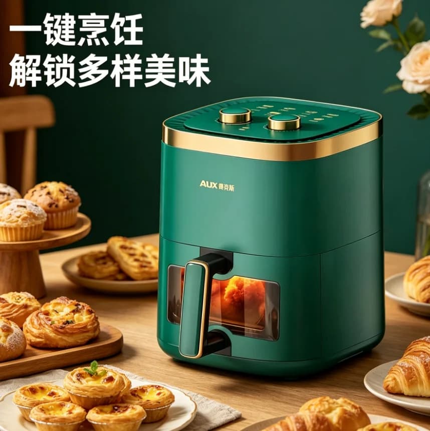 Forno Elettrico Multifunzione Smart Senza Olio 220V AUX per Uso Domestico HDB1