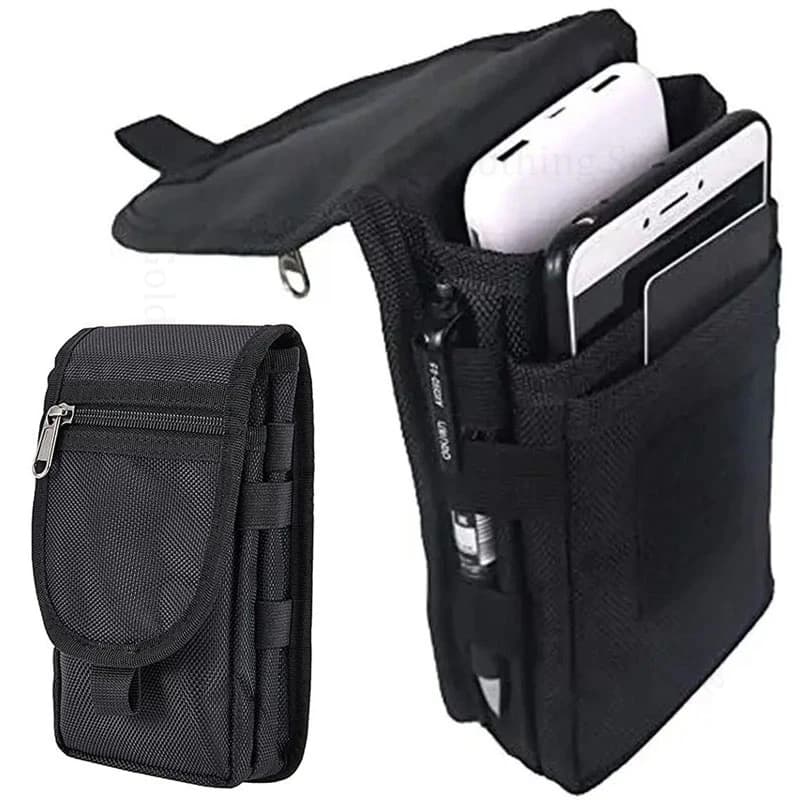 Custodie Regolabili per Zebra TC21 TC26, Portafoglio per Telefono, Borsa Tattica con Clip da Cintura per Zebra TC26 TC21