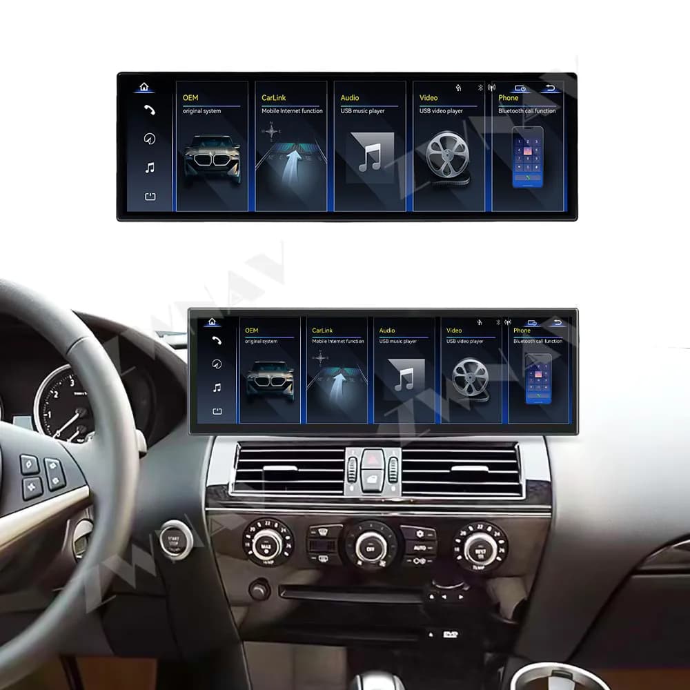 Autoradio Linux 14.9 Pollici per BMW Serie 6 E63/E64 2004-2009 con CarPlay/Android Auto Wireless, Hi-Fi Plug & Play, Mantiene iDrive OEM