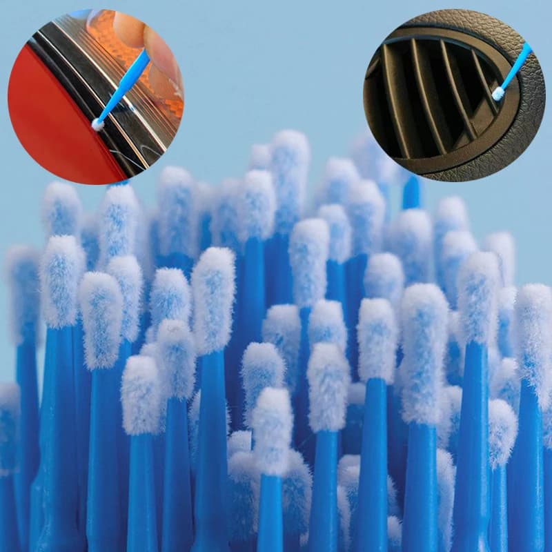 100 Pz/set Brushes Paint Retouching Brush Small Tip Brush for Details Auto Maintenance Tool Auto Accessories Mini Head Brush