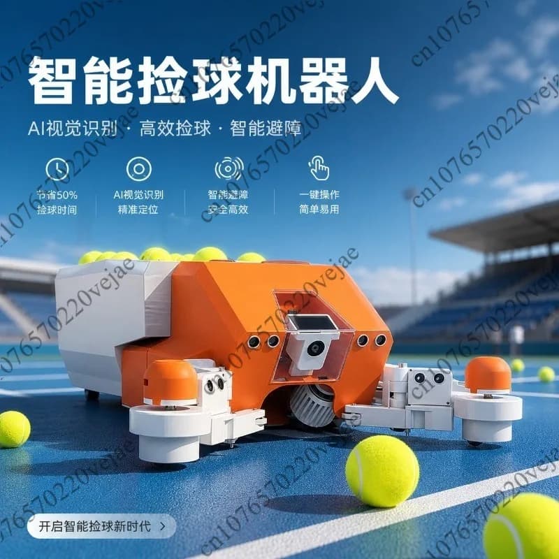 Intelligent tennis ball picking robot Professional ball picking machine Convenient automatic ball picking and storage artifact