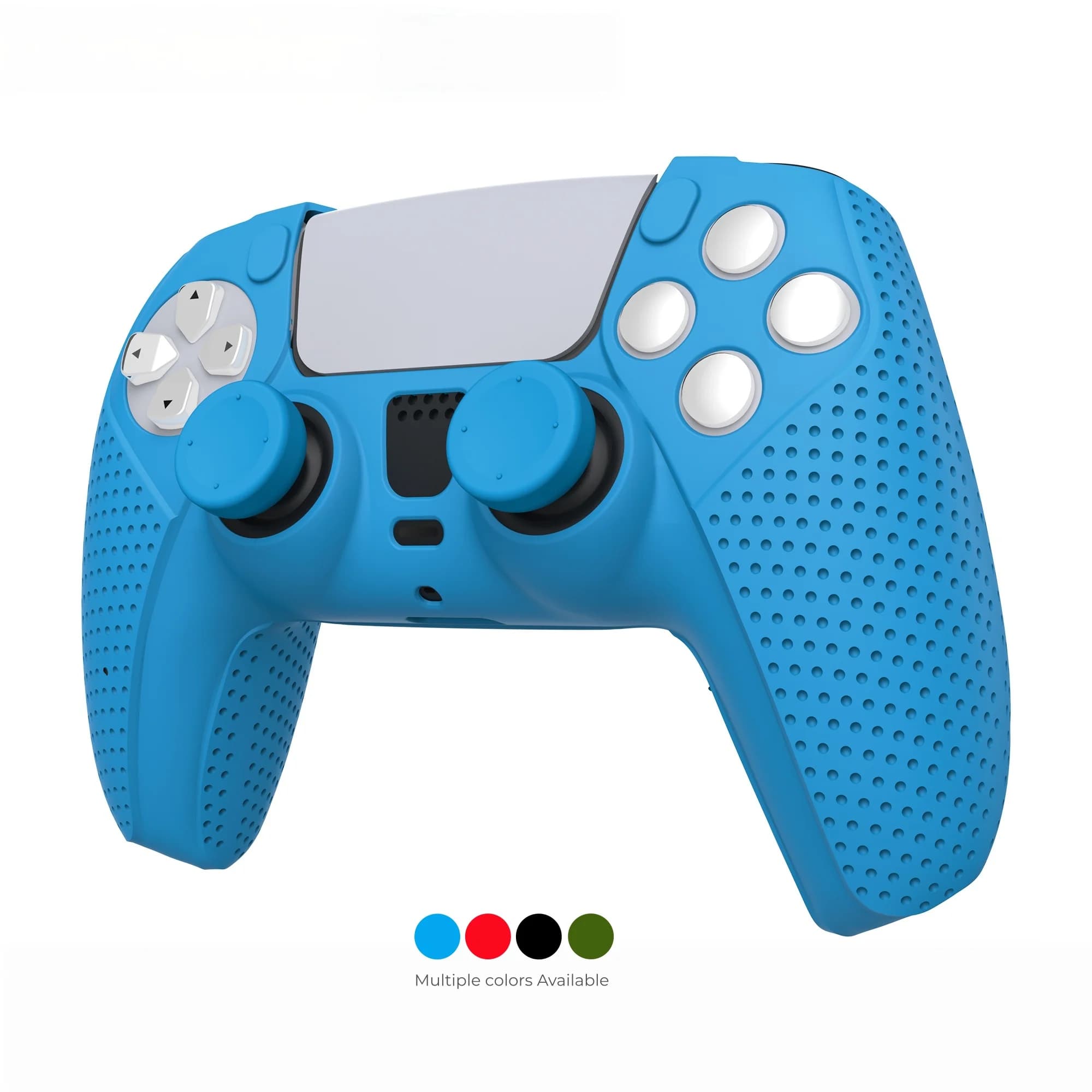 Silicone Protective Cover For PS5 Controller Accessories Rubber Case For PS5 Slim Gamepad Joysticks 2PCS Thumb Grips Caps