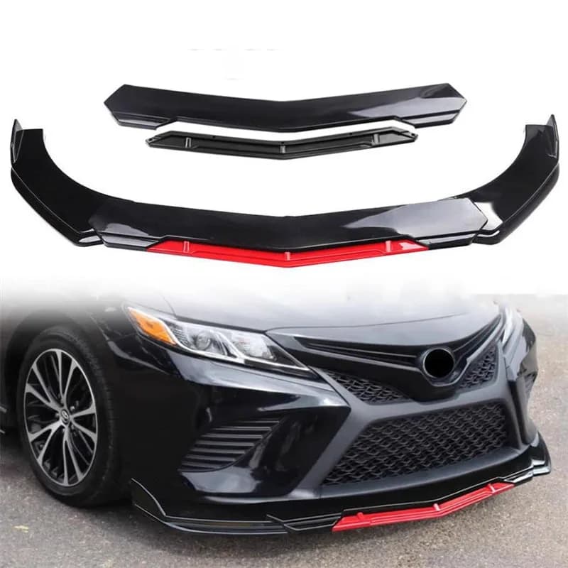 Battle Style,For Toyota Camry 2018+ ABS Front Bumper Diffuser Lip Splitter Spoiler Accessories Body Kit