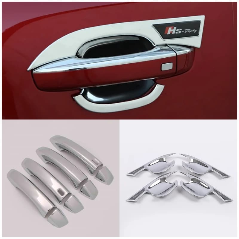 Per MG HS 2018-2022 Maniglia della porta Tappo della ciotola Accessori decorativi Maniglia della porta Tappo della ciotola Copertura Trim Porta dell'auto Tirare Maniglia della porta Cattura