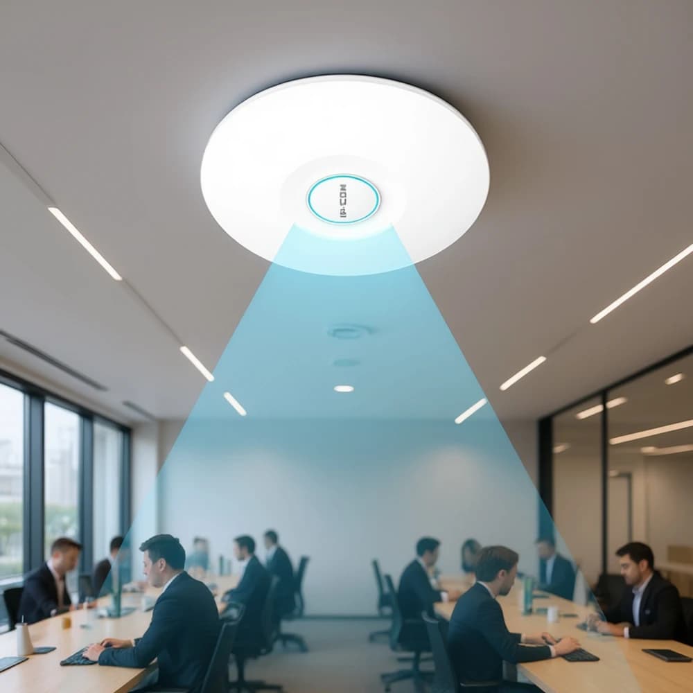 AX3000 WiFi 6 Punto di accesso wireless per soffitto Supporto Mesh Roaming senza soluzione di continuità MU-MIMO Prolunga di portata WiFi dual-band alimentata a PoE