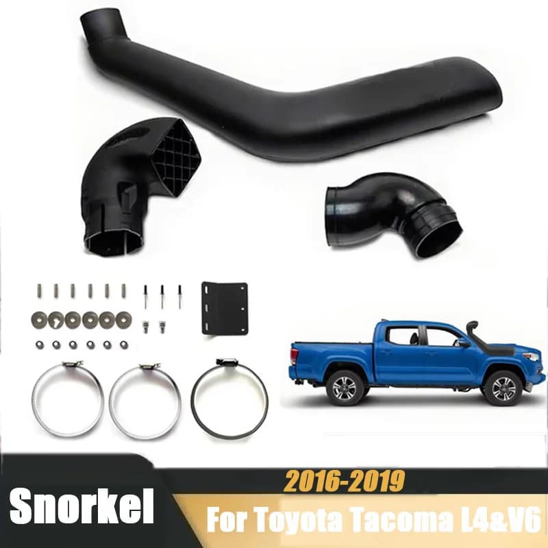 Snorkel 4x4 Kit with Cold Air Suction System and Heavy Duty Water Separator for Toyota Tacoma 2016-2019, Off-Road LLDPE Update for 4.0L V6