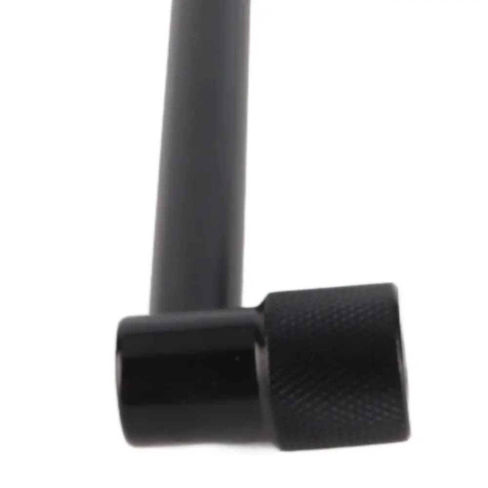 Aluminum Alloy Fishing Rod Buzz Bar 20/25/30cm 2 Head Fishing Crossbar Bracket Black Lightweight Fishing Rod Holder Carp Fishing