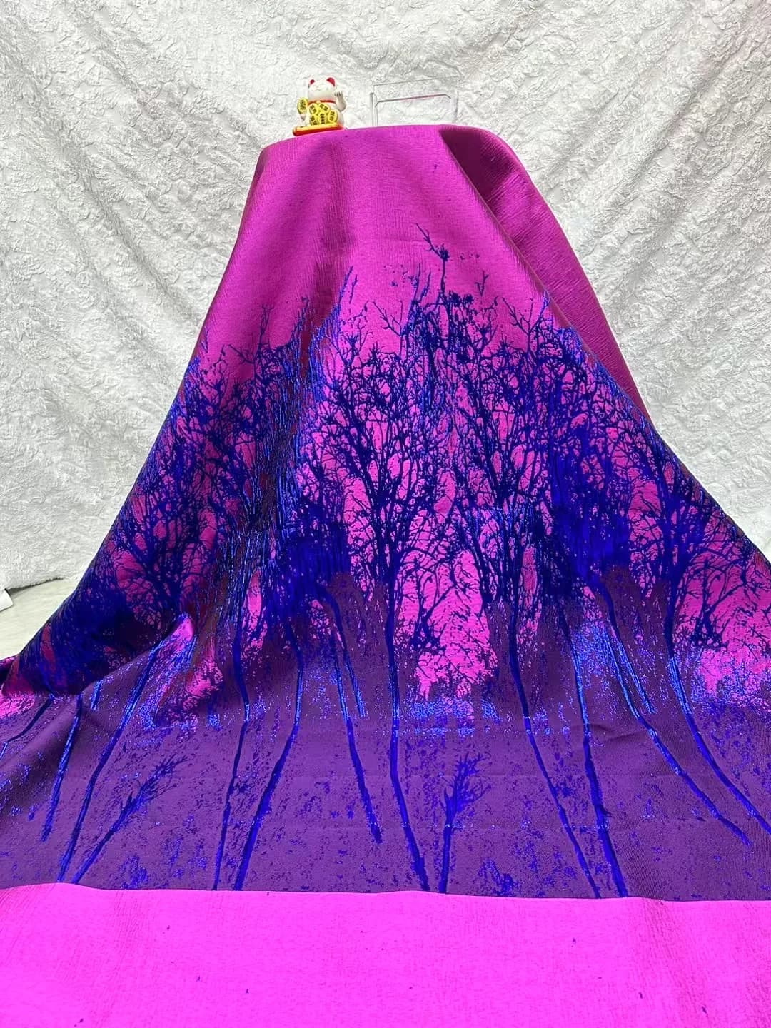 5 Yards Nigerian Brocade Lace Fabric 2025 High Quality African Jacquard Gilded Lace Fabric for Sewing Luxury Midi Party Dresses