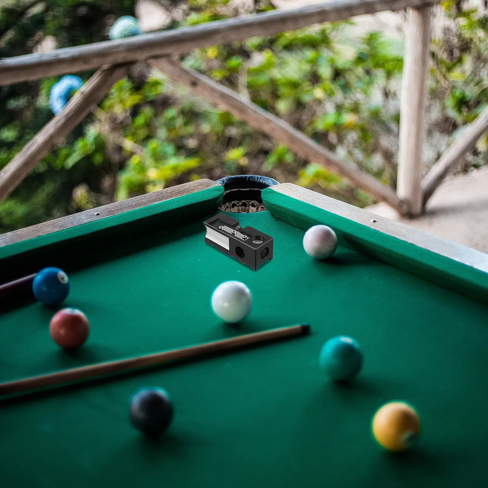 Set di 1 Strumento per Modellare la Punta della Stecca da Biliardo, Lima per Riparazione in Plastica, Accessorio Portatile per Snooker e Pool