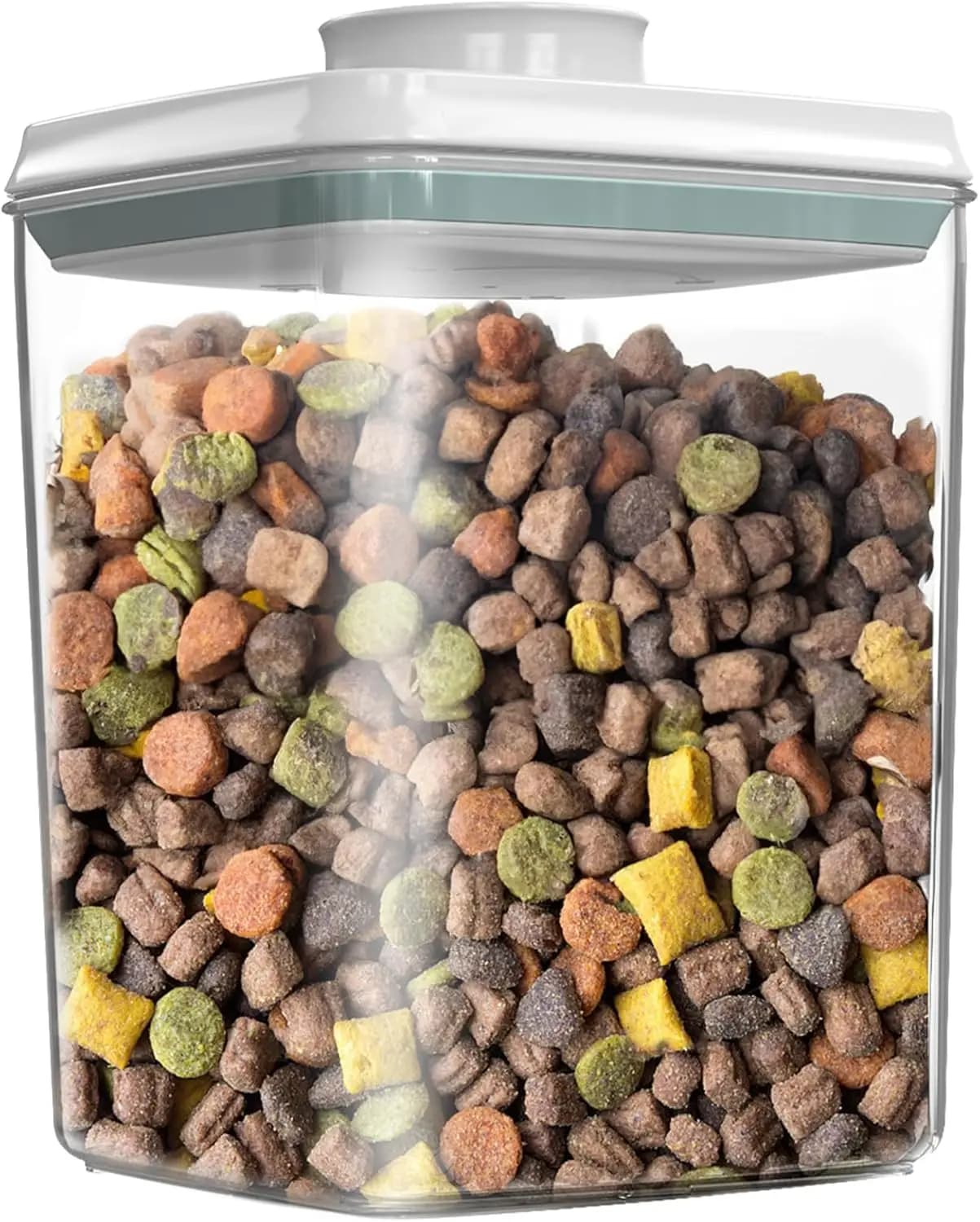 Contenitore Ermetico per Snack per Cani con Coperchio, Contenitore in Plastica Senza BPA per Alimenti per Animali Domestici, per Snack e Biscotti