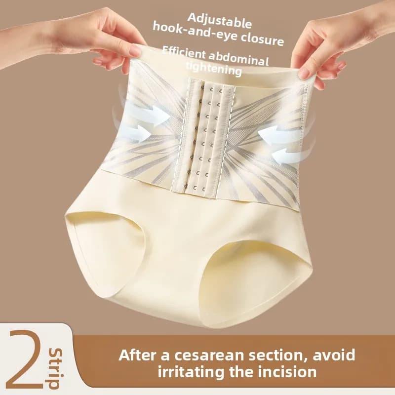 High Waist Slimming Shapewear Shapers Women's Powerful Tummy Control Butt Lifting Briefs Hip Shaping Slimming Panties