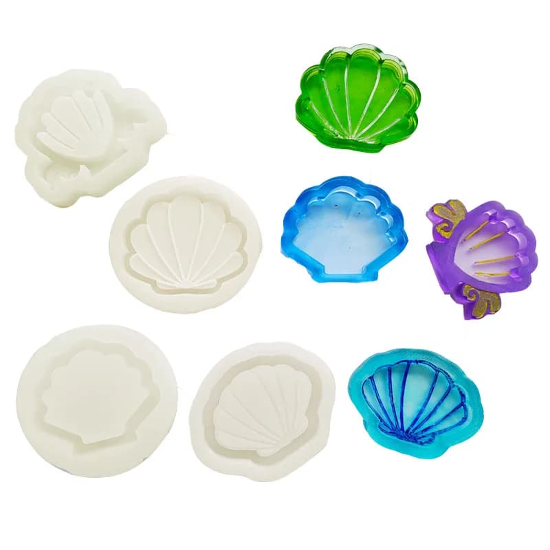 Fai da te Shell Wing Shaker Mold stampo in resina epossidica strumento per gioielli accessori per gioielli stampi in resina siliconica