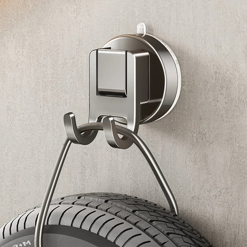 Ganci a ventosa - Ganci da parete che non richiedono foratura, adatti per bagno, cucina, porte e vetro, rimovibili e riutilizzabili