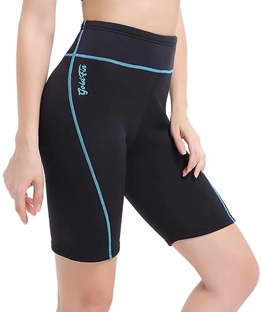 Women's neoprene shorts 2 mm sub shorts Keep warm Suitable for aerobic surfing Swimming Cold water sports Sauna sweat